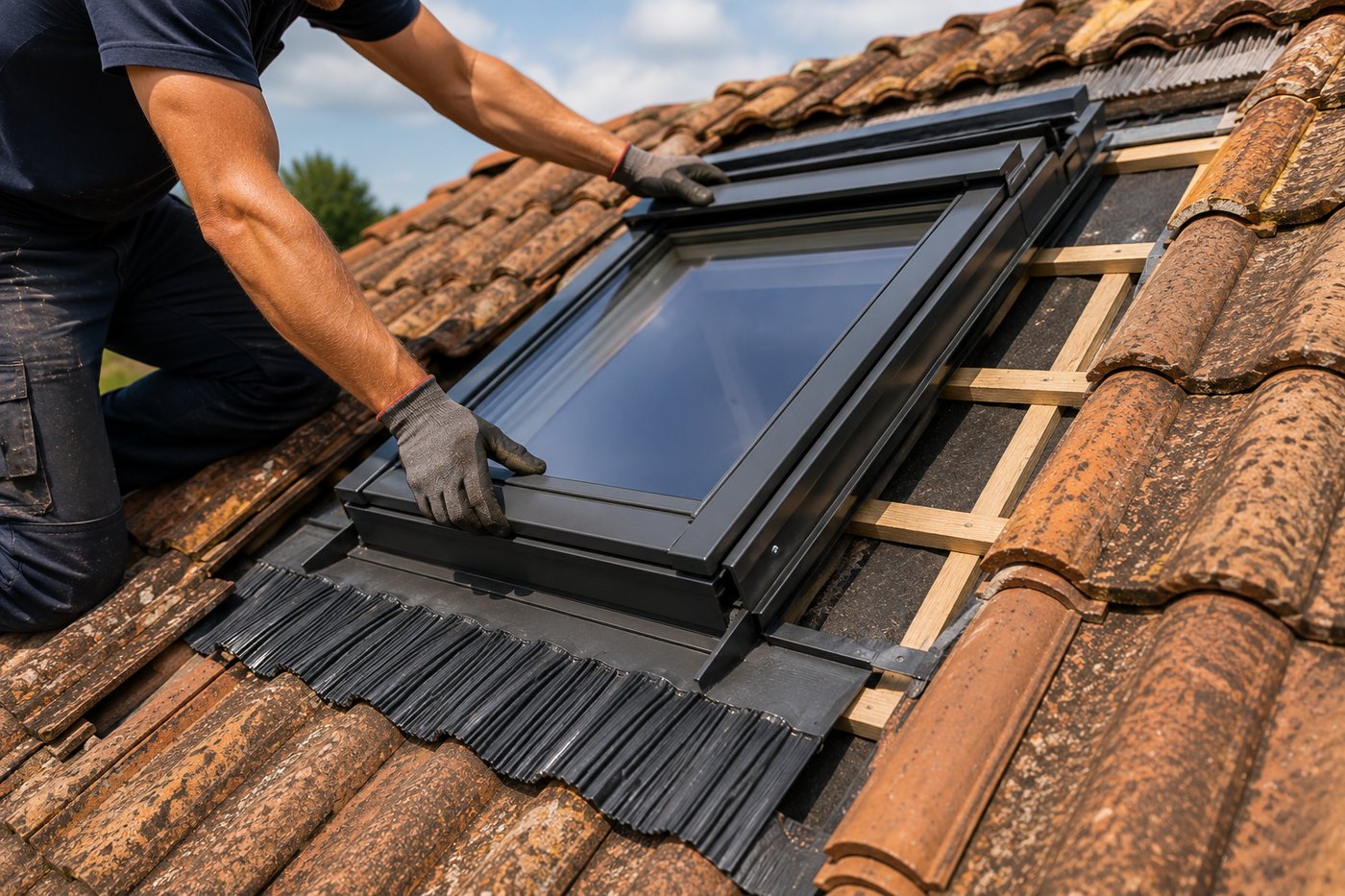 Installation et remplacement de Velux — CM Couverture, couvreur en Aveyron